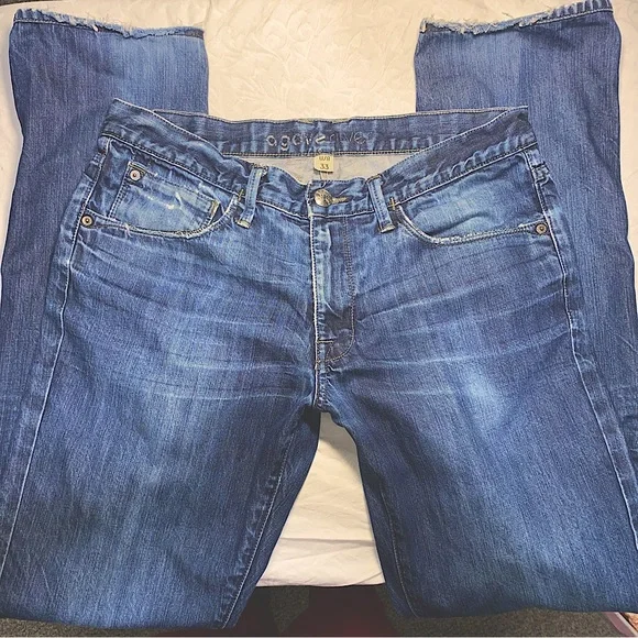 Agave | Jeans | Agave River Mens Jeans 33 Waist Designer Distressed  Weathered Slim Skinny Fit | Poshmark